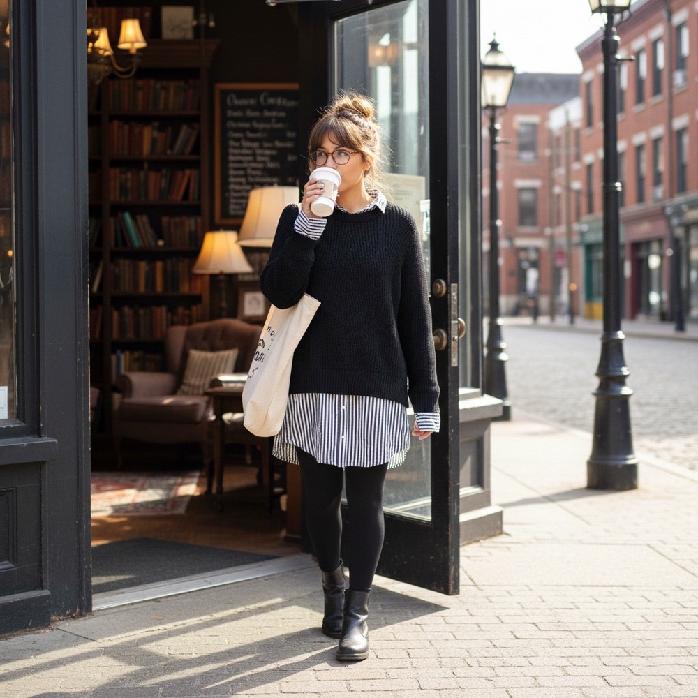 Preppy Sweater Dress